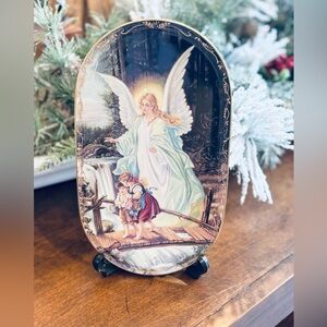 Vintage Bradford Exchange Angel Plate. German Collectible Numbered. 1995